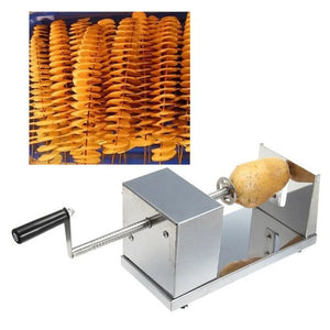 Affetta Patate Carote Manuale Manovella Affettapatate Spirale Verdure - Offershop.it