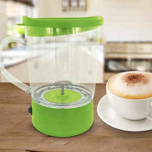 Montalatte Elettrico Senza Fili 400ml Cappuccino Schiuma Latte Caffè - Offershop.it