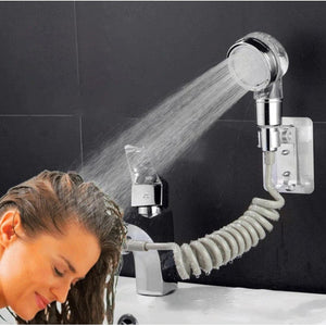 Doccetta Lavandino Lavabo Bagno Shampoo Doccia Multiuso Doppia Erogazione - Offershop.it