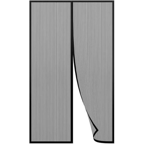 Image of Zanzariera Magnetica Porte Tenda Universale Nera 140 x 240 cm Autochiudente - Offershop.it