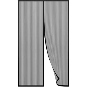 Zanzariera Magnetica Porte Tenda Universale Nera 140 x 240 cm Autochiudente - Offershop.it