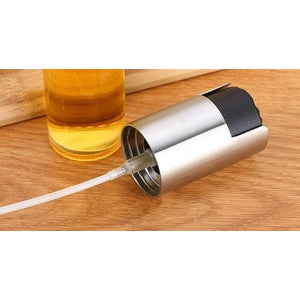 Dosatore Spray Olio Aceto 100ml Acciaio Inox Vetro Alimenti Cucina Barbecue - Offershop.it