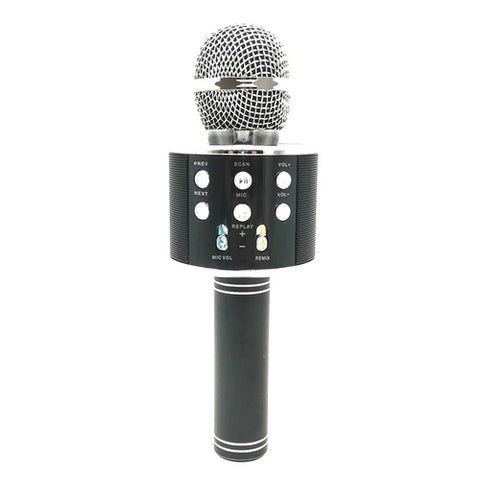 Image of Microfono Karaoke Wireless Bluetooth Portatile Registratore Mp3 Altoparlante - Offershop.it