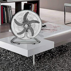 Ventilatore Acciaio 3 in 1 Piantana Parete Tavolo 65W Pale Alluminio - Offershop.it