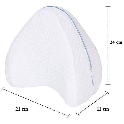 Image of Cuscino Gambe Memory Foam Ginocchia Schiena Supporto Ortopedico Lavabile - Offershop.it