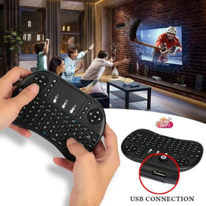 Mini Tastiera Wireless Bluetooth Retroilluminata PC TV Box Google Android - Offershop.it